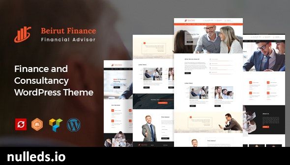 Beirut : Business, Finance and Consultancy WordPress Theme