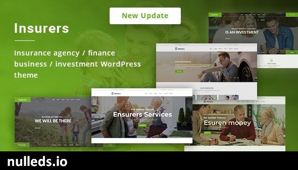 Insurers - Insurance Agency WordPress Theme