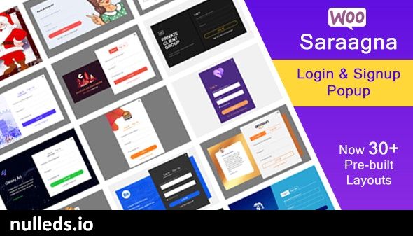 Saraggna | WooCommerce Login - Registration Popup Plugin