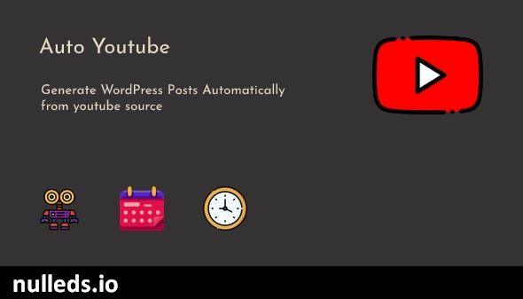 Auto Youtube - WordPress Youtube Video Scraper Plugin