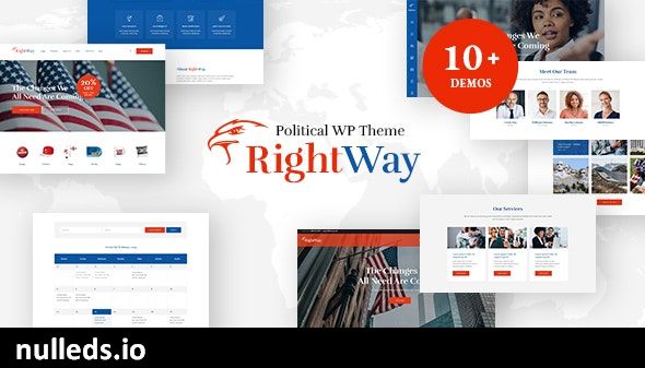 Right Way | Election Campaign and Political Candidate WordPress Theme