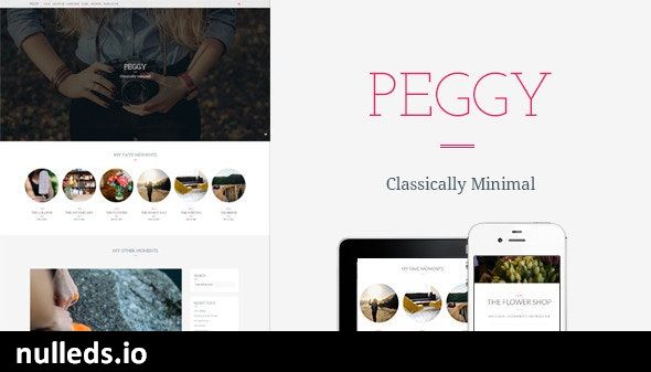 Peggy - A Responsive WordPress Blog Theme