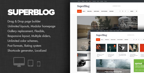 SuperBlog - Powerful Blog & Magazine Theme