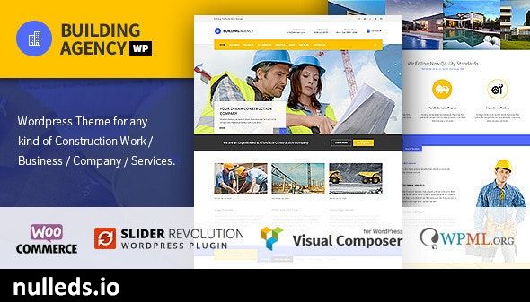 Building Agency - Construction WordPress Theme