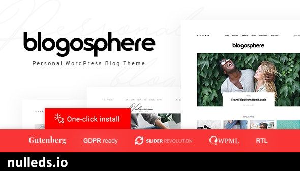 Blogosphere - Multipurpose Blogging Theme