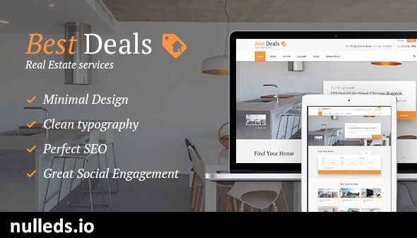 Best Deals - A Modern Property Sales & Rental WordPress Theme