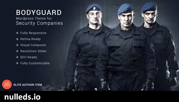 Bodyguard - Security and CCTV WP Theme