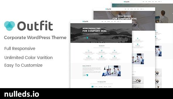 Outfit – Business, Consultancy Corporate WordPress Theme