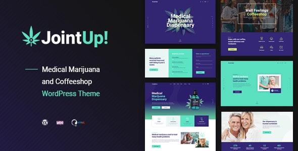 JointUp - Medical Marijuana and Coffeeshop WordPress Theme