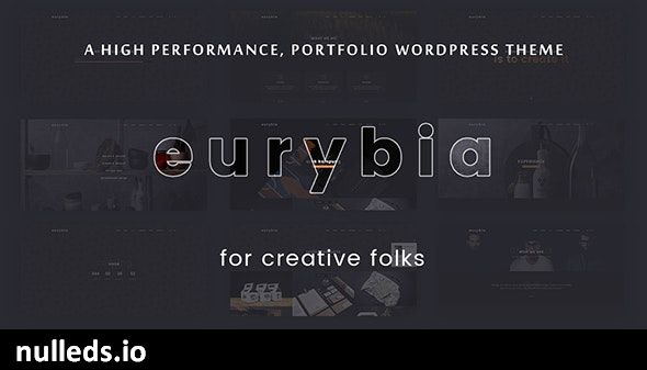 Eurybia - Creative Portfolio WP Theme