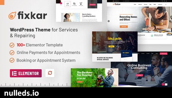 FixKar - All Services WordPress Theme Build With Elementor 2021