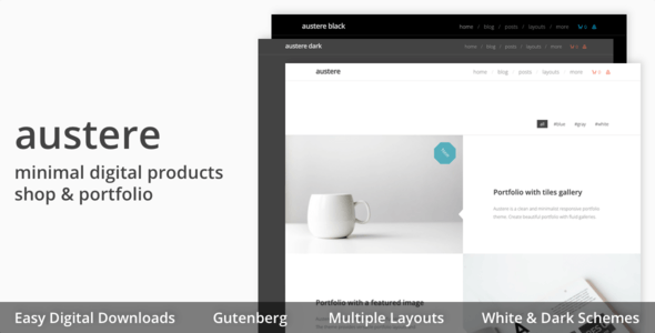 Austere - Easy Digital Downloads Theme
