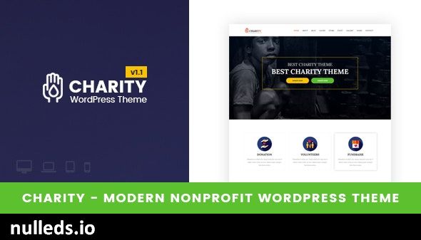 Charity - Nonprofit WordPress Theme