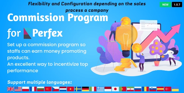 Sales Commission Program for Perfex CRM