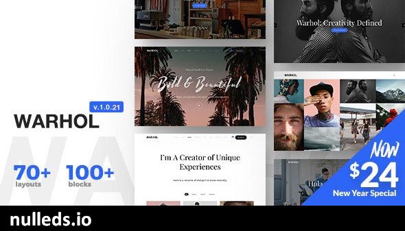 Warhol - Responsive Multipurpose WordPress Theme for Creatives