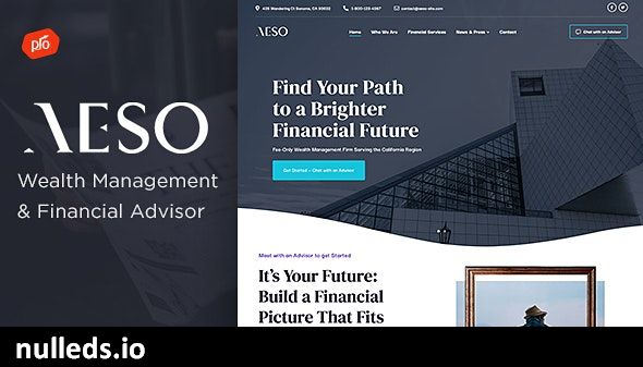 Aeso - Financial Advisor Theme