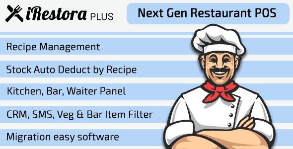 iRestora PLUS - Next Gen Restaurant POS