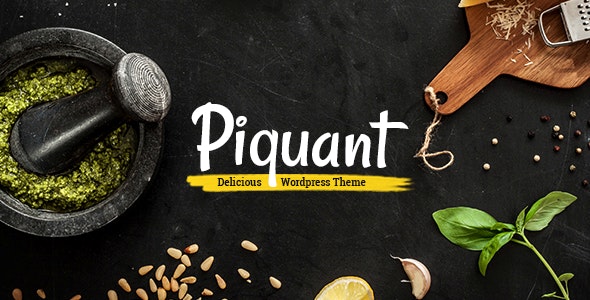 Piquant - Restaurant, Bar & Café Theme