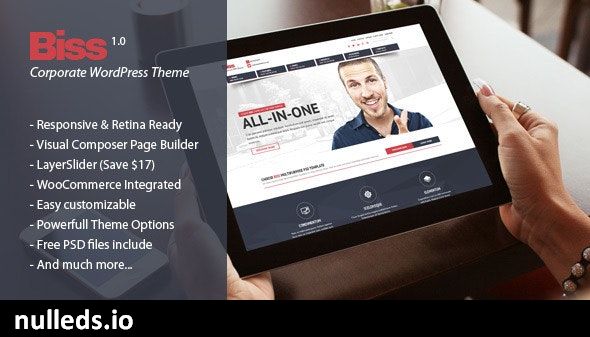 Biss - Corporate Multipurpose WordPress Theme