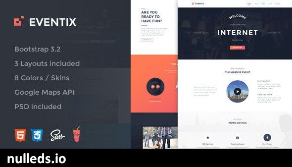 Eventix - Event Landing WordPress Theme