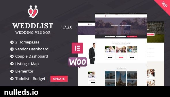 Weddlist - Wedding Vendor Directory WordPress Theme