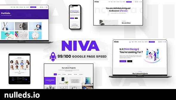 Niva -  Creative Agency WordPress Theme