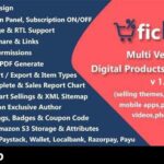 ficKrr - Multi Vendor Digital Products Marketplace with Subscription ON / OFF