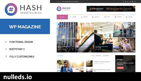 Hash - Responsive WordPress Magazine Theme