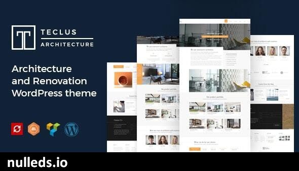 Teclus - Architecture and Renovation WordPress theme