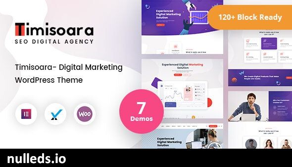 Timisoara - Digital Marketing WordPress Theme + RTL