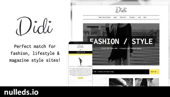 Didi - Fashion Blog WordPress Theme