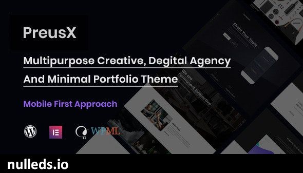 PreusX - Digital Agency And Portfolio WordPress Theme