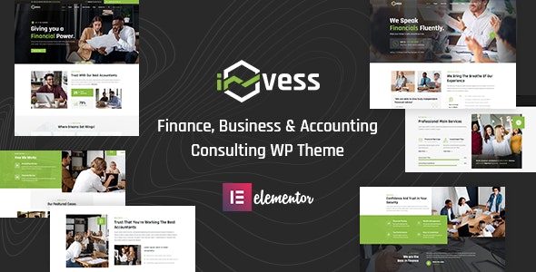 Invess - Accounting & Finance Consulting WordPress Theme