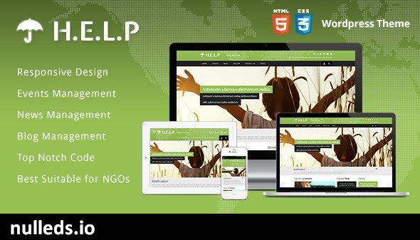 HELP - NGO Wordpress Theme