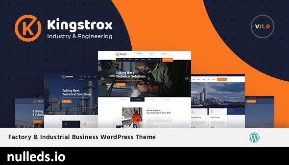 Kingstrox - Factory and Industrial Business WordPress Theme