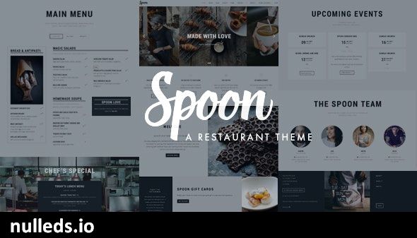 Spoon – a Premium Responsive Restaurant WordPress Theme