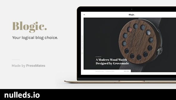 Blogic - A Responsive Blog WordPress Theme