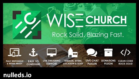 Wise Church | Multi-Purpose Online Ministry WordPress Theme