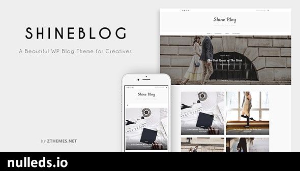 ShineBlog - A Responsive WordPress Blog Theme