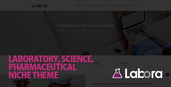 Labora - Business, Laboratory & Pharmaceutical WordPress Theme