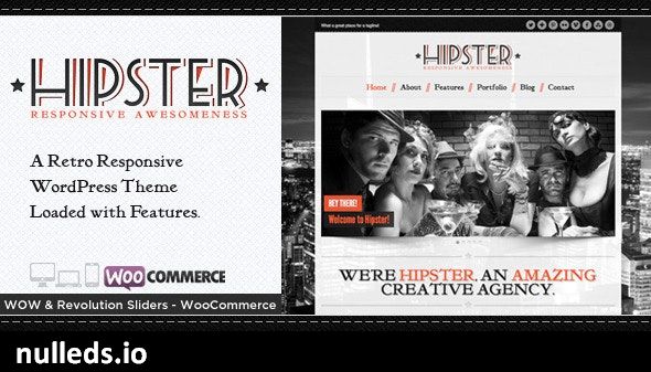 Hipster - Retro Responsive WordPress Theme