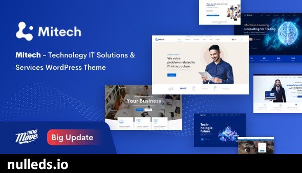 Mitech - Technology IT Solutions & Services WordPress Theme