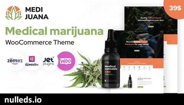 Medijuana - Medical Cannabis WordPress Theme