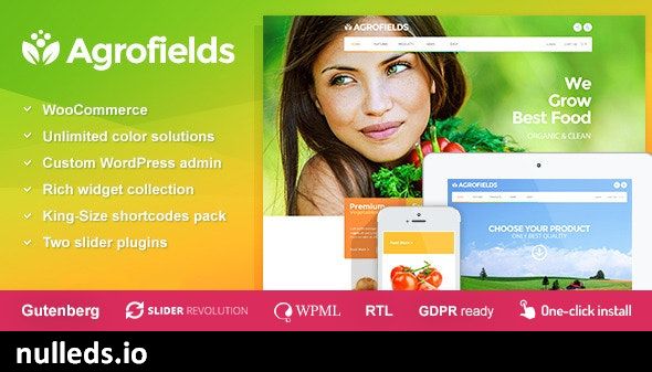 Agrofields - Food Shop & Grocery Market WP Theme