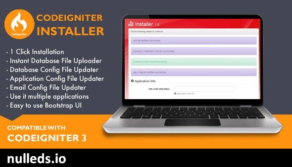 Installer for Codeigniter Application