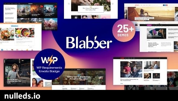 Blabber | All-in-One Elementor Blog & News Magazine WordPress Theme + RTL