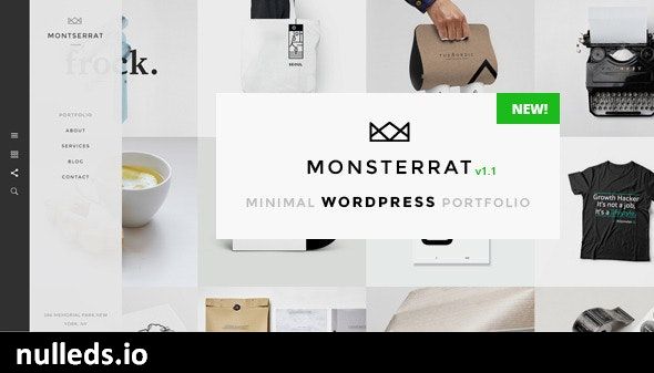 Monsterrat - Minimal WordPress Portfolio Theme