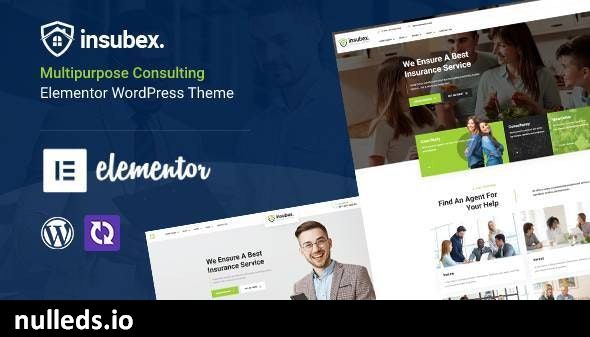 Insubex - Elementor Multipurpose Insurance WordPress Theme