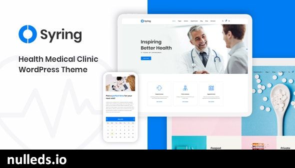 Syring | Medical Clinic WordPress Theme