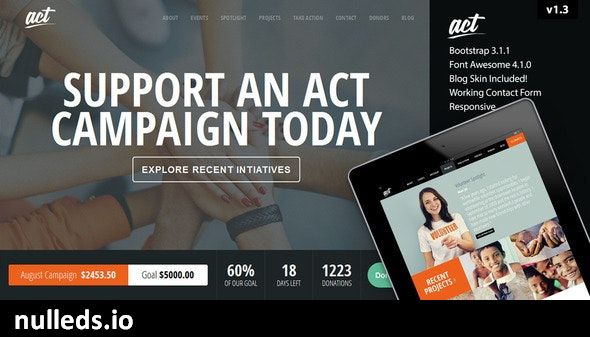 Act - Nonprofit Charity Theme